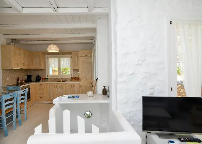 度假居 Sea View Cycladic House 4 Min From Port Páros